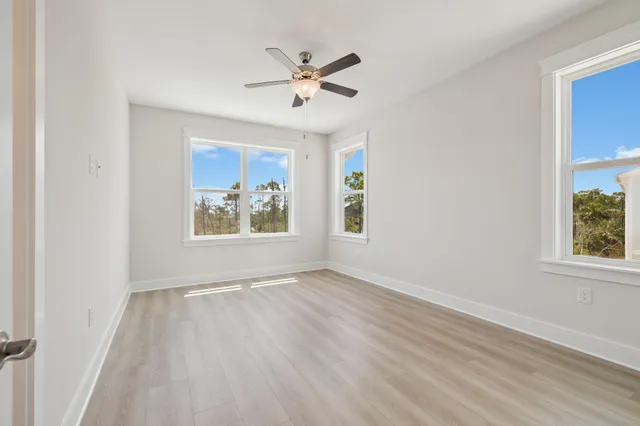 wooden floor in an empty room