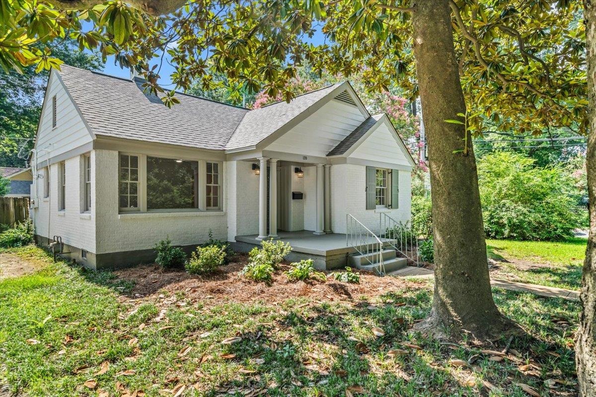 170 South Greer Street Memphis, TN 38111 - Photo 5 of 35 Classic white exterior with a covered porch and column accents