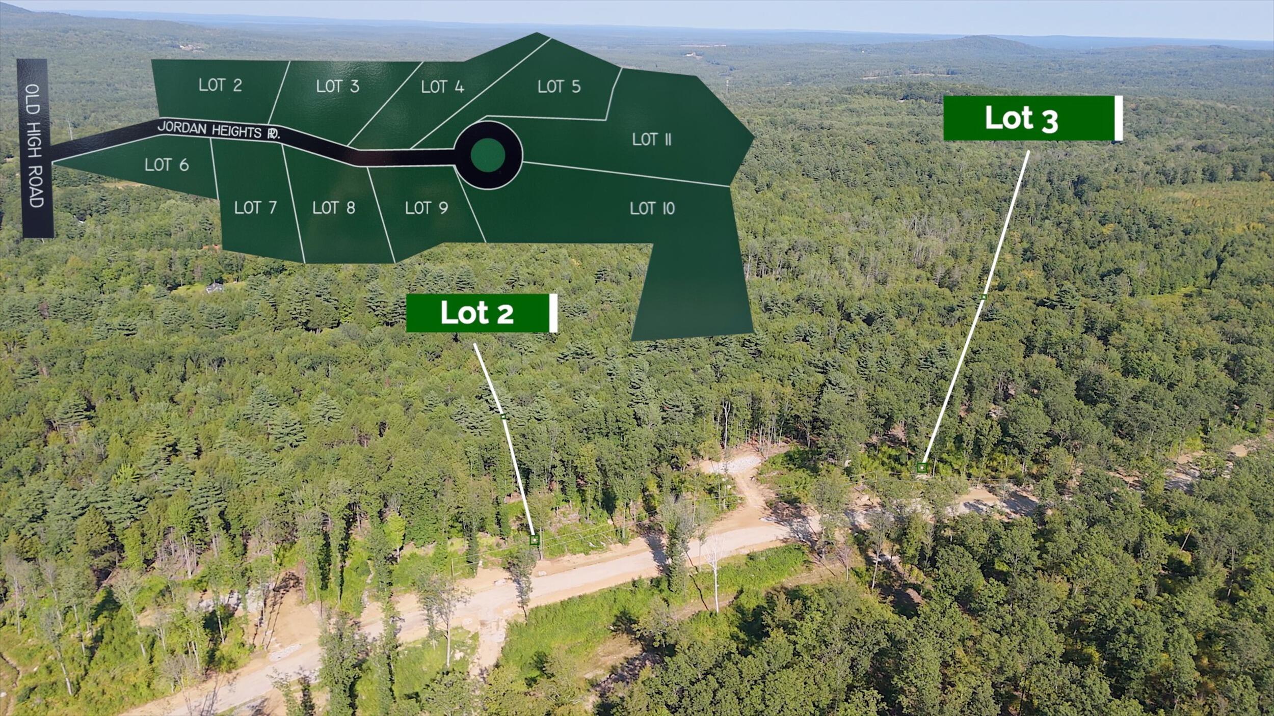 Lot 2 and lot 3 with map