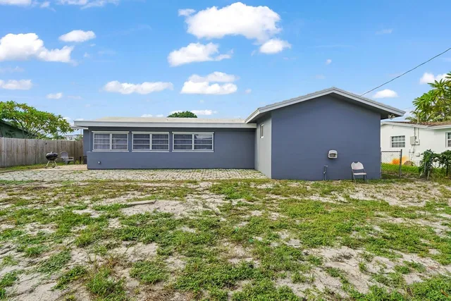 a house view with a garden space