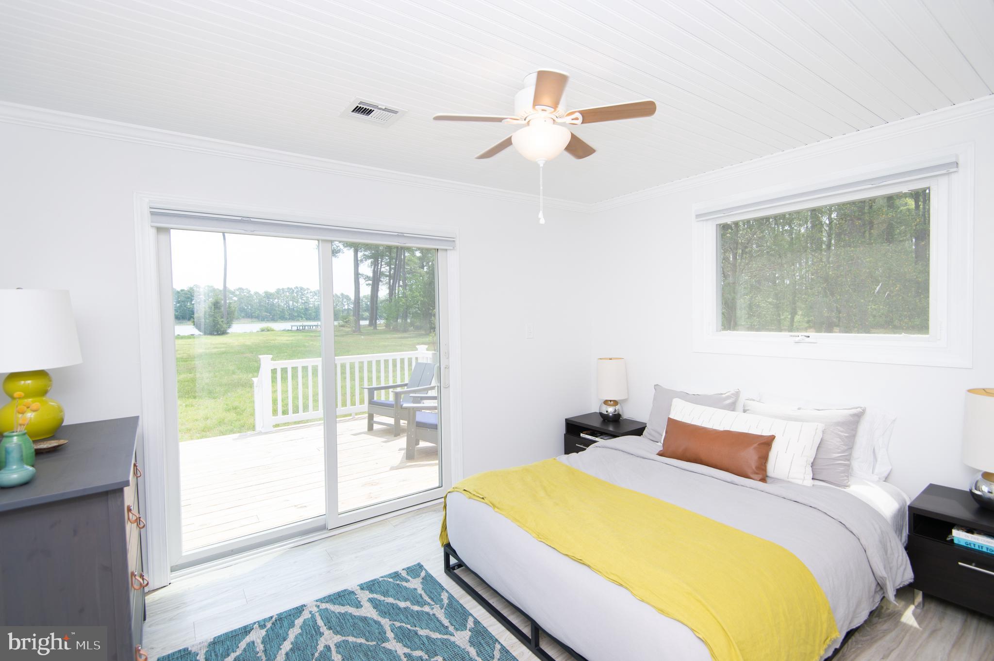 6119 Twin Point Cove Road Cambridge, MD 21613 - Photo 13 of 52 primary bedroom - water views of the cove