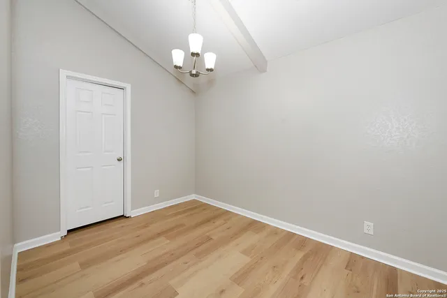 wooden floor in an empty room
