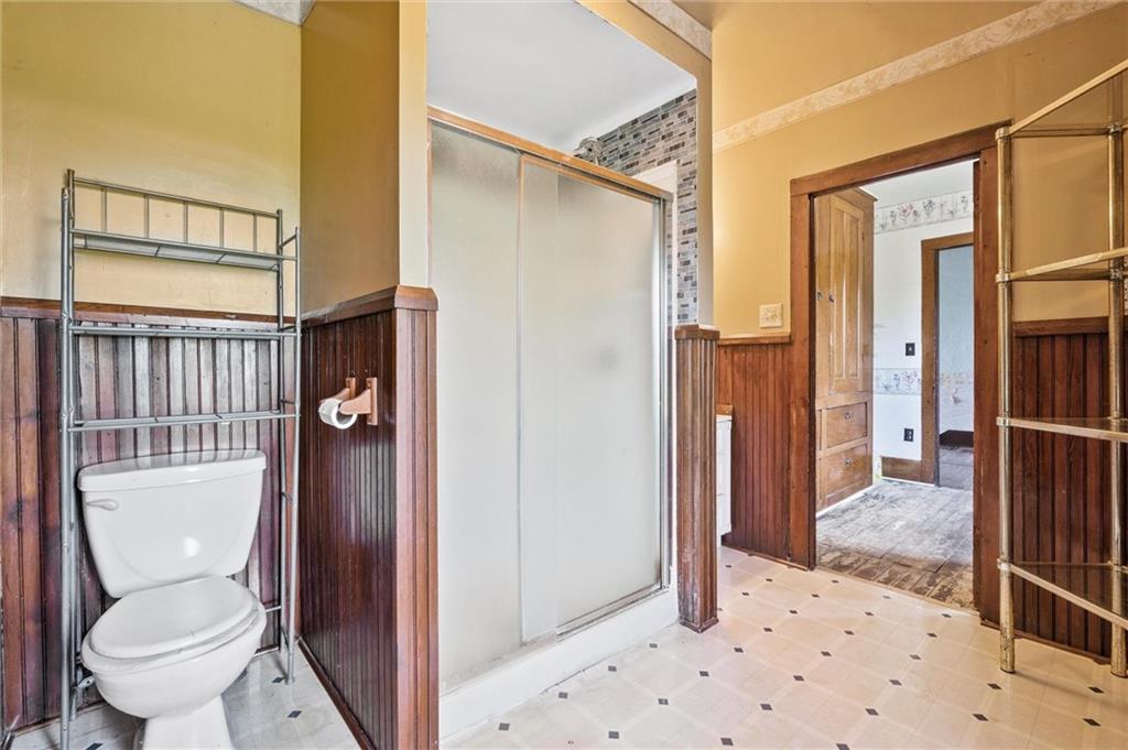 2789 Rutledge Road Transfer, PA 16154 - Photo 24 of 50 a bathroom with a toilet and a shower