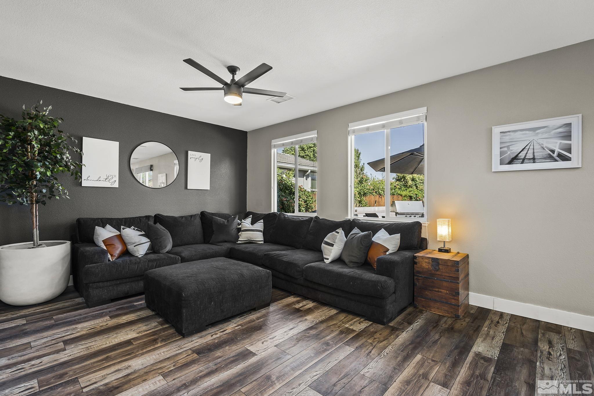 375 Sondrio Way Reno, NV 89521 - Photo 13 of 36 a living room with furniture and a large window