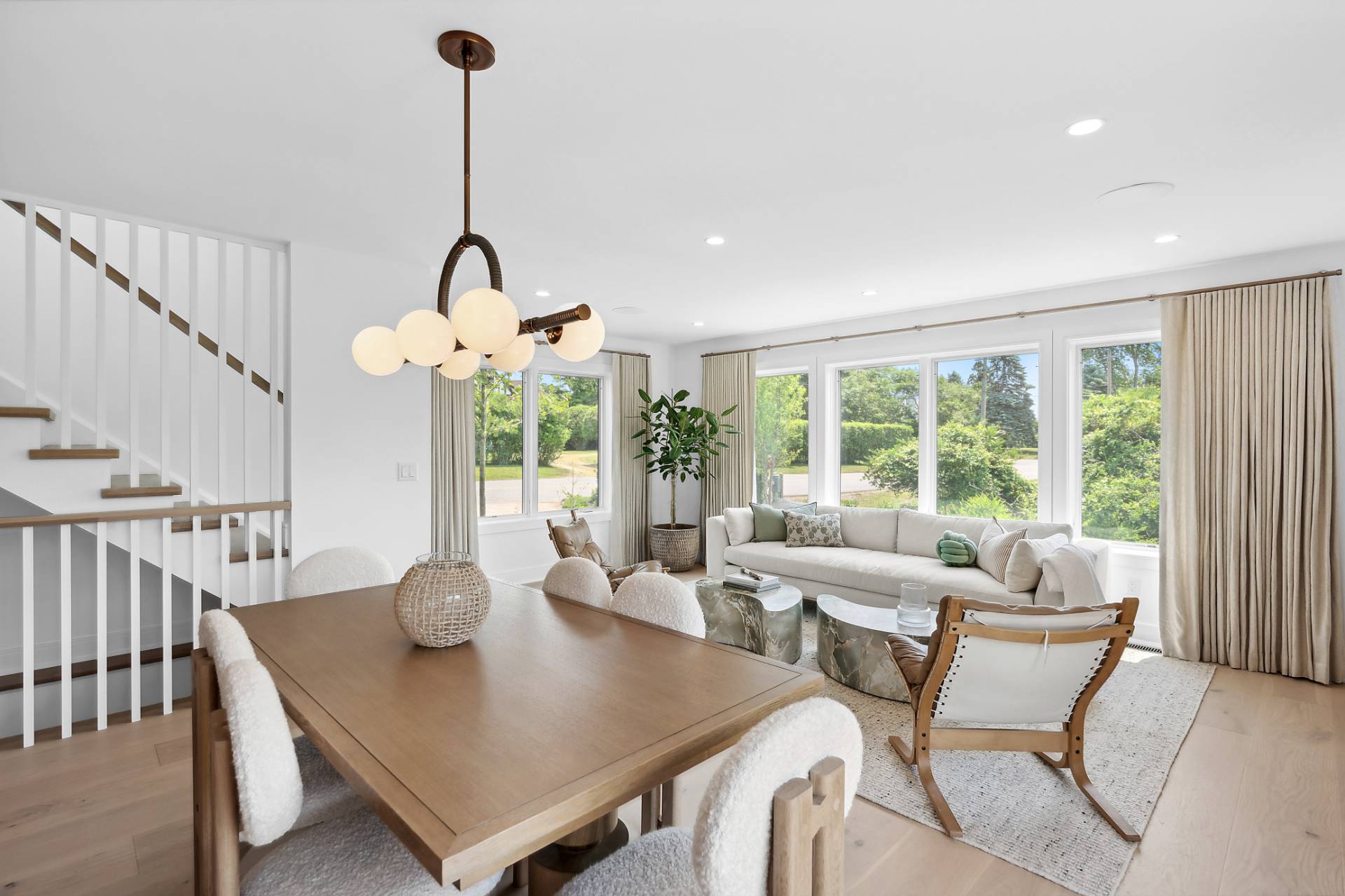 55 Fairview Avenue Montauk, NY 11954 - Photo 4 of 22 a view of a dining room with furniture window and outside view