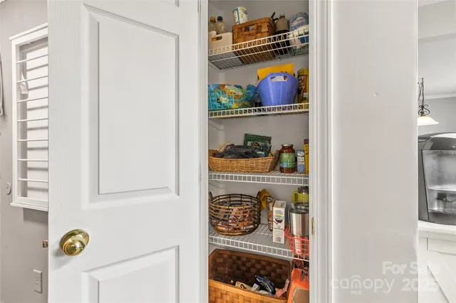 a room with storage and utility