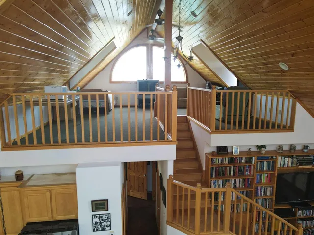 a view of a lake and a mountain