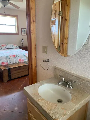 a view of an ocean and beach