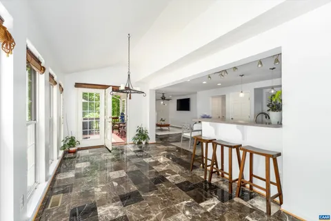 a very nice looking room with a large window