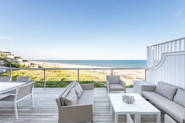 swimming outdoor view with swimming pool and ocean view