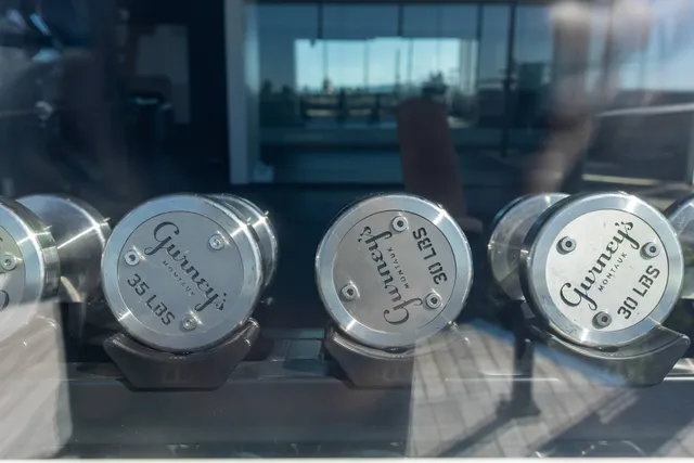 a view of a hallway with statue