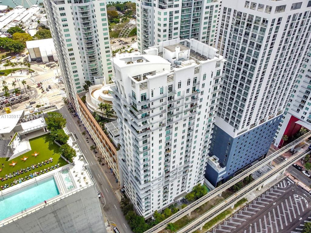 234 Northeast 3rd Street, Unit 507 Miami, FL 33132 - Photo 48 of 48 a view of a balcony with wooden floor