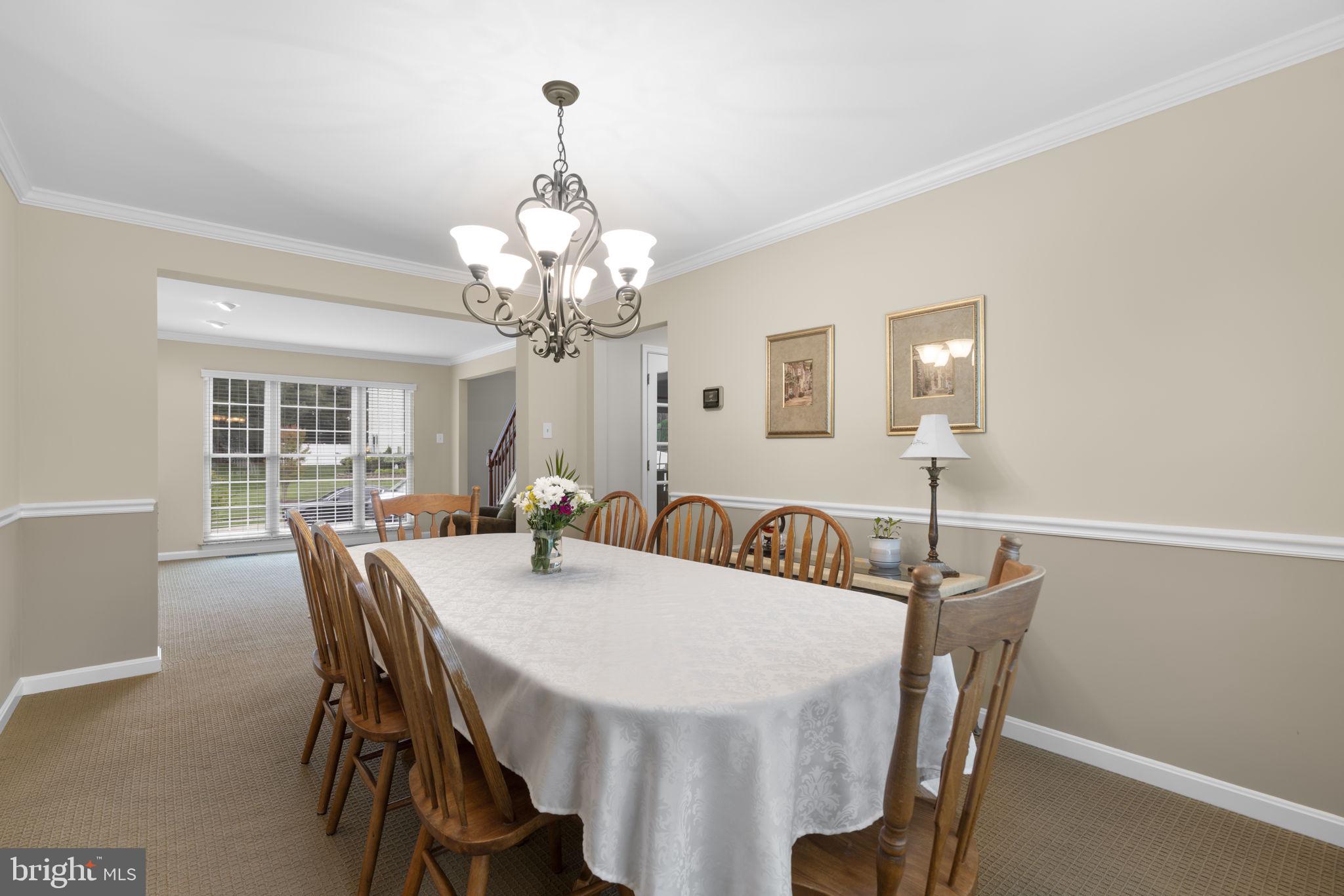 5904 Clear Ridge Road Elkridge, MD 21075 - Photo 22 of 58 Chair rail and crown moldings