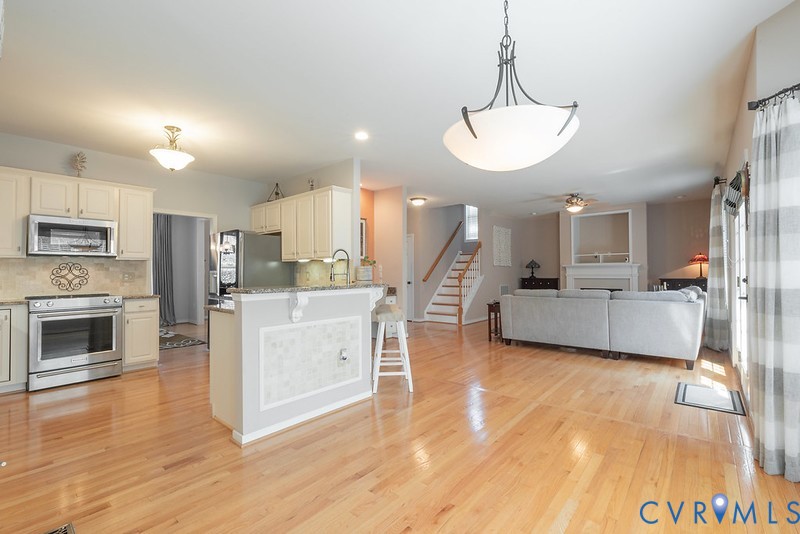 11625 Explorer Drive Midlothian, VA 23114 - Photo 14 of 56 View of kitchen and family room