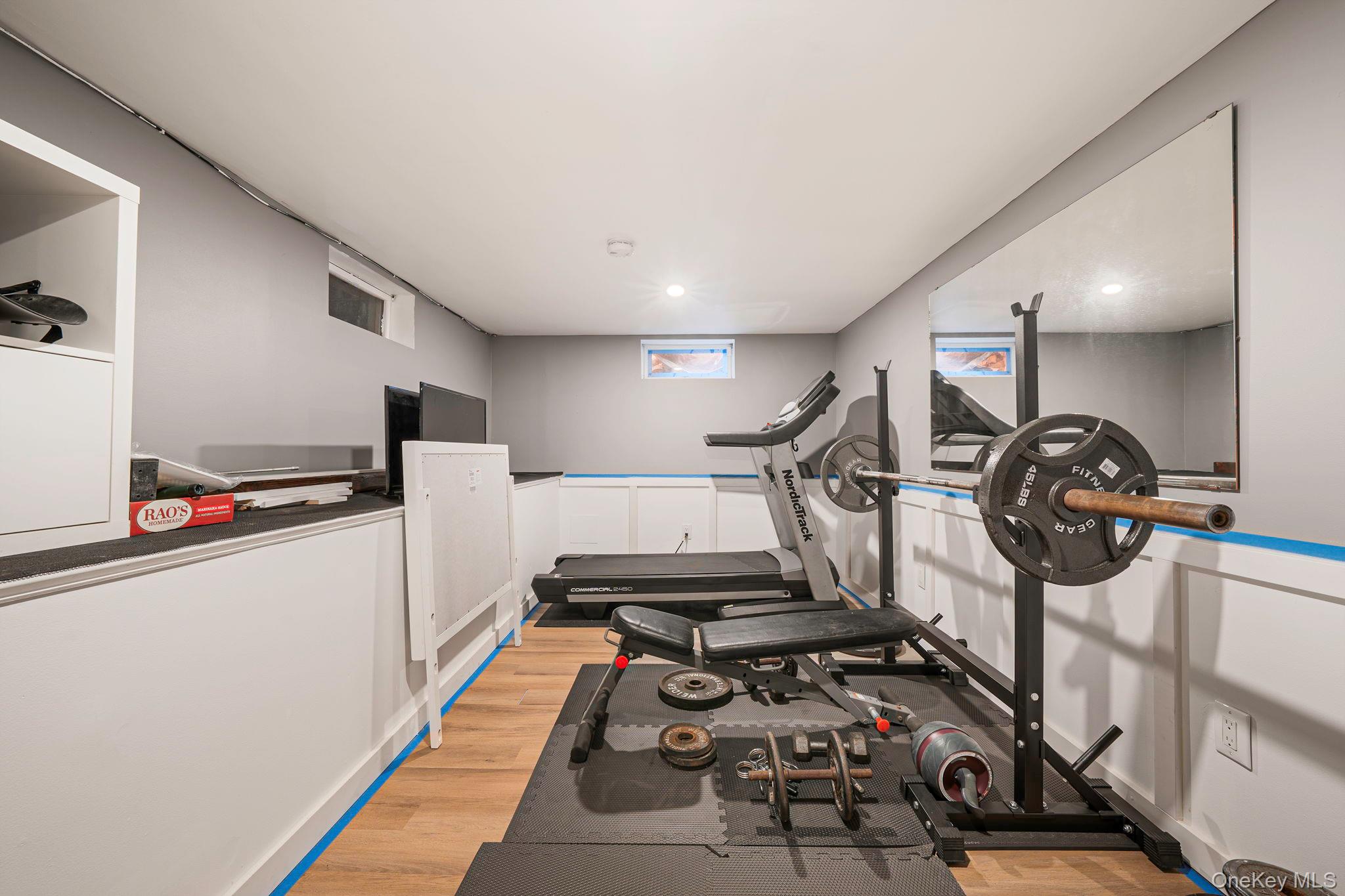 183 Old Country Road Speonk, NY 11972 - Photo 33 of 48 Workout room featuring light wood-style floors