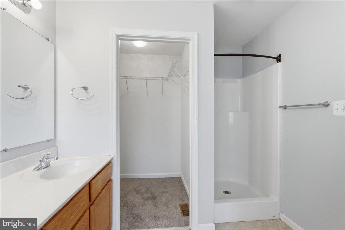 11585 Big Sandy Road Lusby, MD 20657 - Photo 24 of 48 a bathroom with a shower and a sink