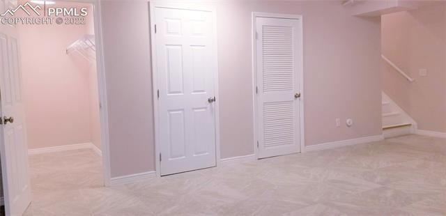 2002 Legacy Ridge View, Unit 104 Colorado Springs, CO 80910 - Photo 18 of 21 another view of basement