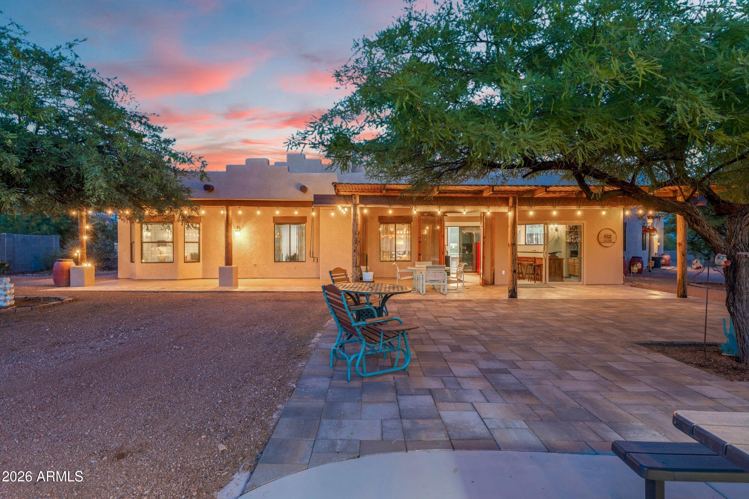 4284 North Colt Road Apache Junction, AZ 85119 - Photo 13 of 92 a view of a house with backyard and sitting area