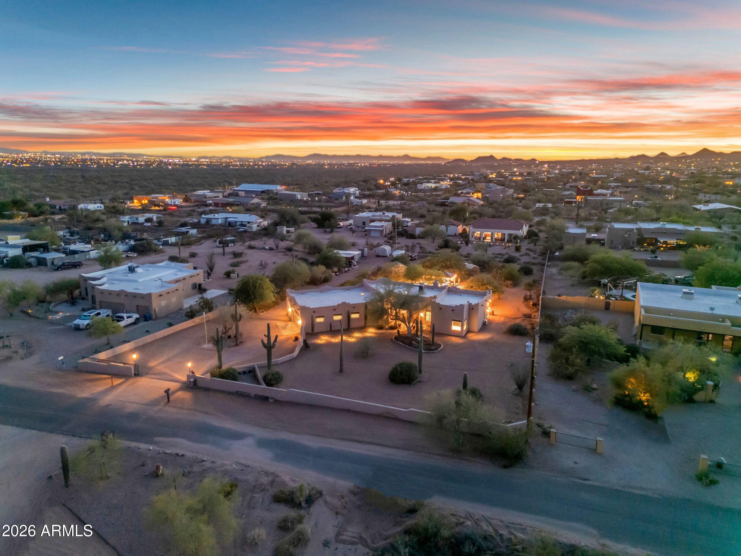 4284 North Colt Road Apache Junction, AZ 85119 - Photo 4 of 92 an aerial view of residential houses with outdoor space