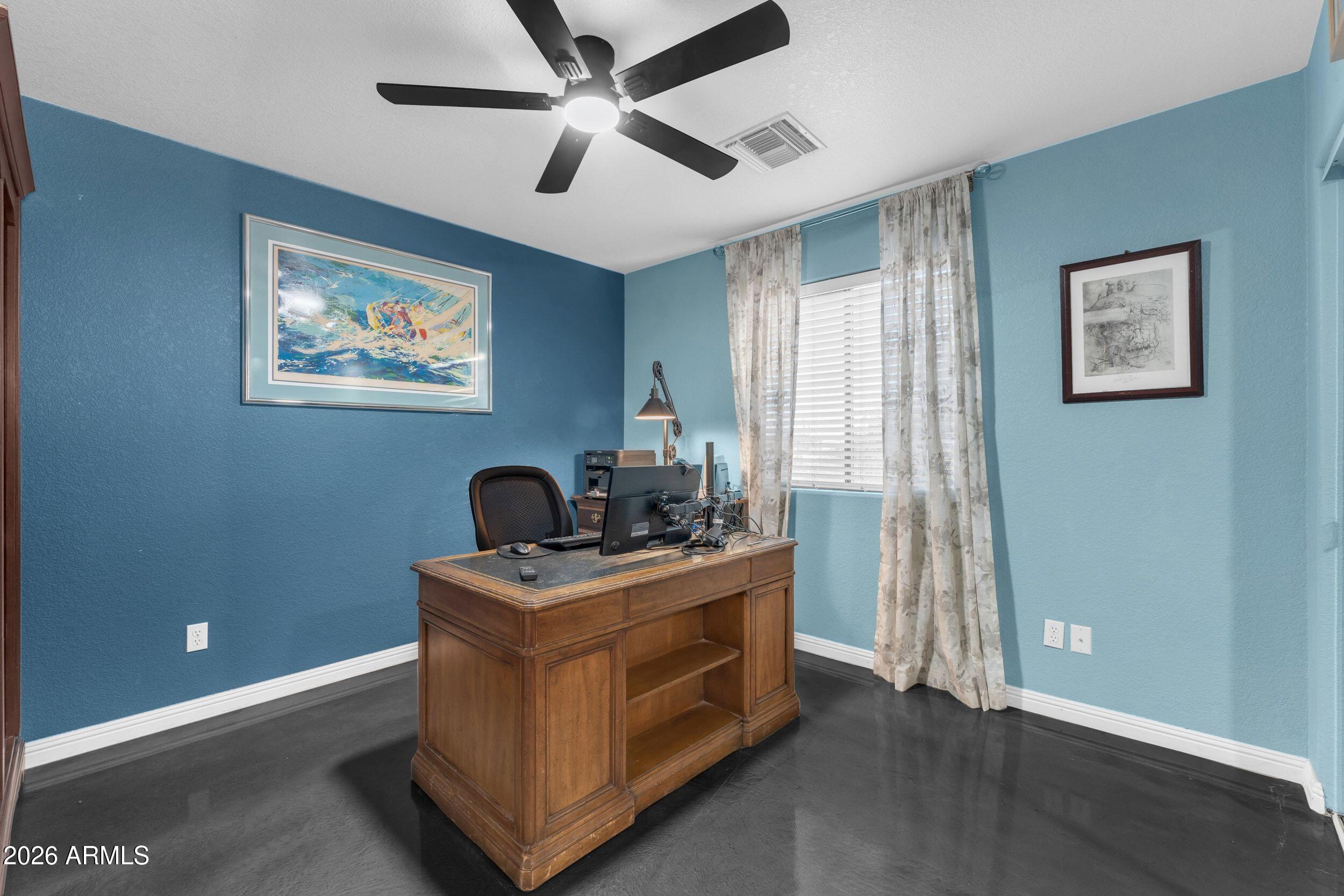 4284 North Colt Road Apache Junction, AZ 85119 - Photo 55 of 92 a view of a workspace with furniture and a window