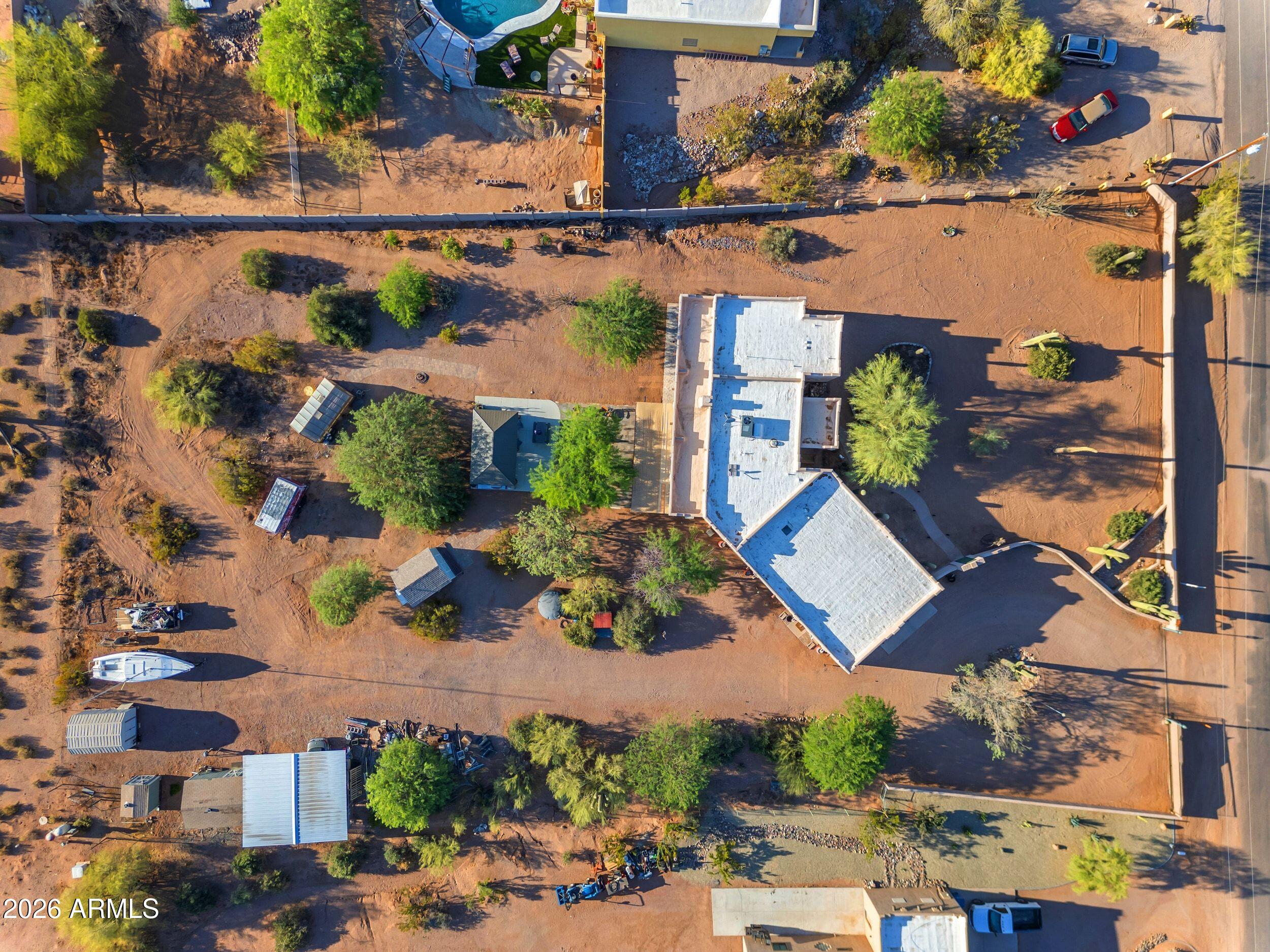 4284 North Colt Road Apache Junction, AZ 85119 - Photo 83 of 92 an aerial view of houses with outdoor space