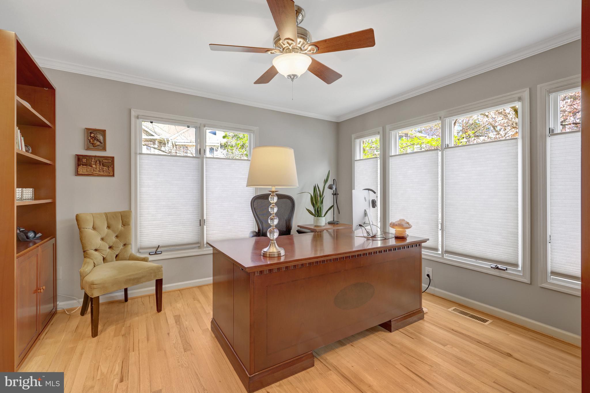 11122 Lakespray Way Reston, VA 20191 - Photo 6 of 77 French doors open to the main level office.