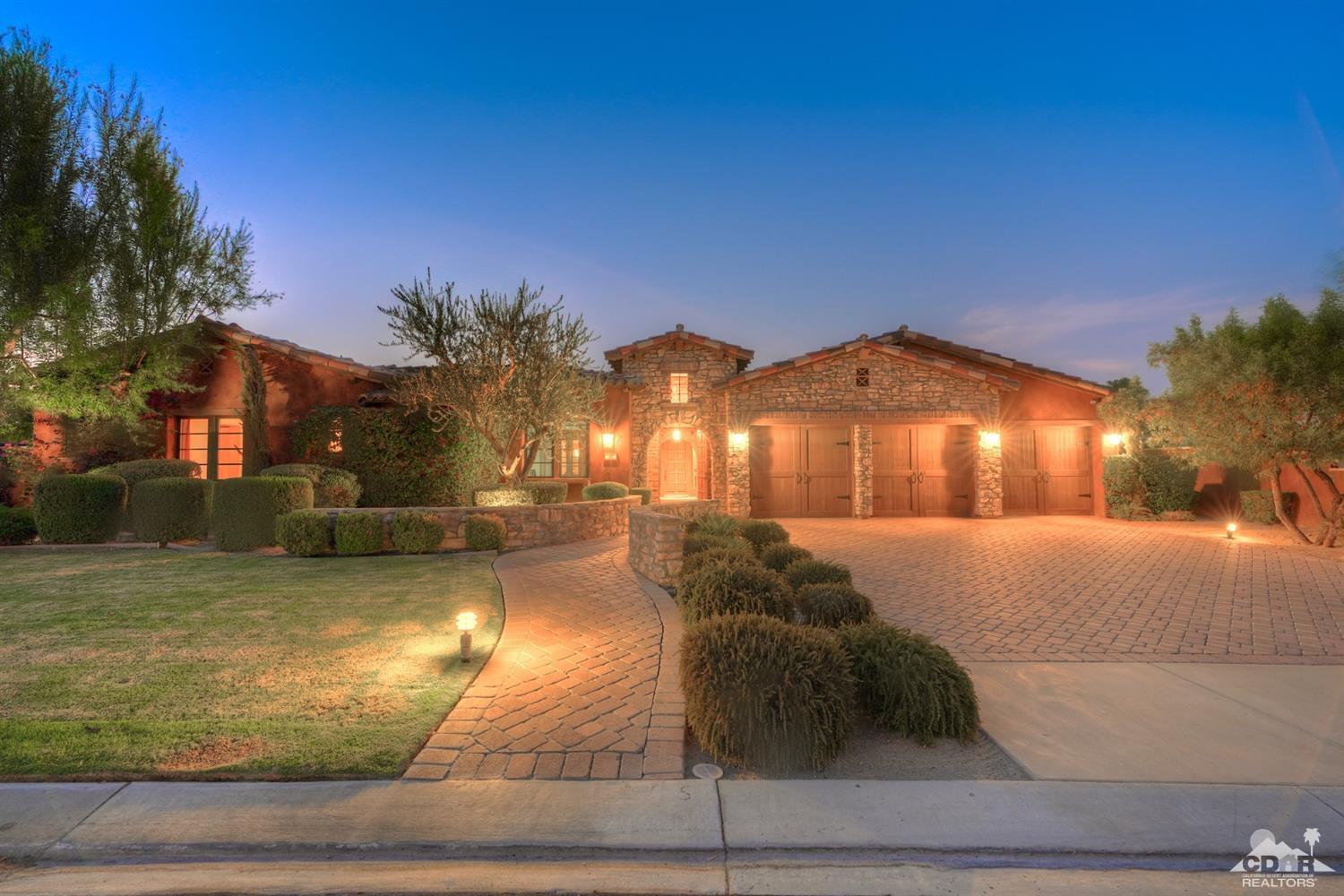 41 Cassis Circle Rancho Mirage, CA 92270 - Photo 47 of 68 a view of a house with a yard