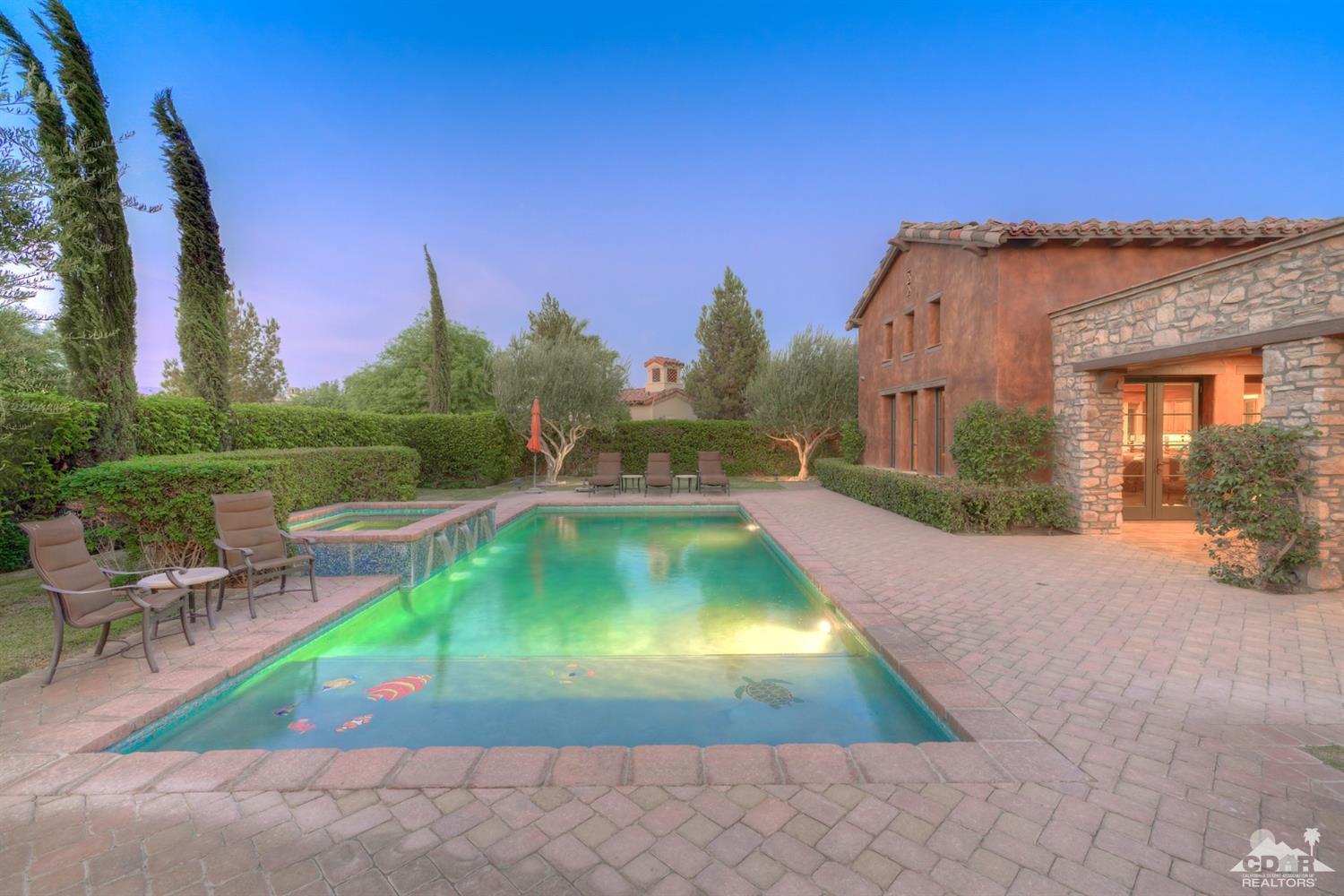 41 Cassis Circle Rancho Mirage, CA 92270 - Photo 51 of 68 a view of swimming pool with a yard