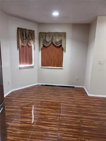 a view of a livingroom with a window