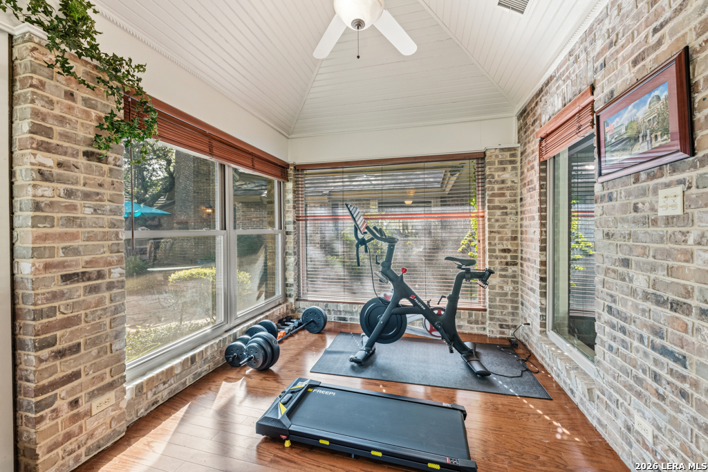 21749 Forest Waters Circle Garden Ridge, TX 78266 - Photo 19 of 50 a view of a room with gym equipment