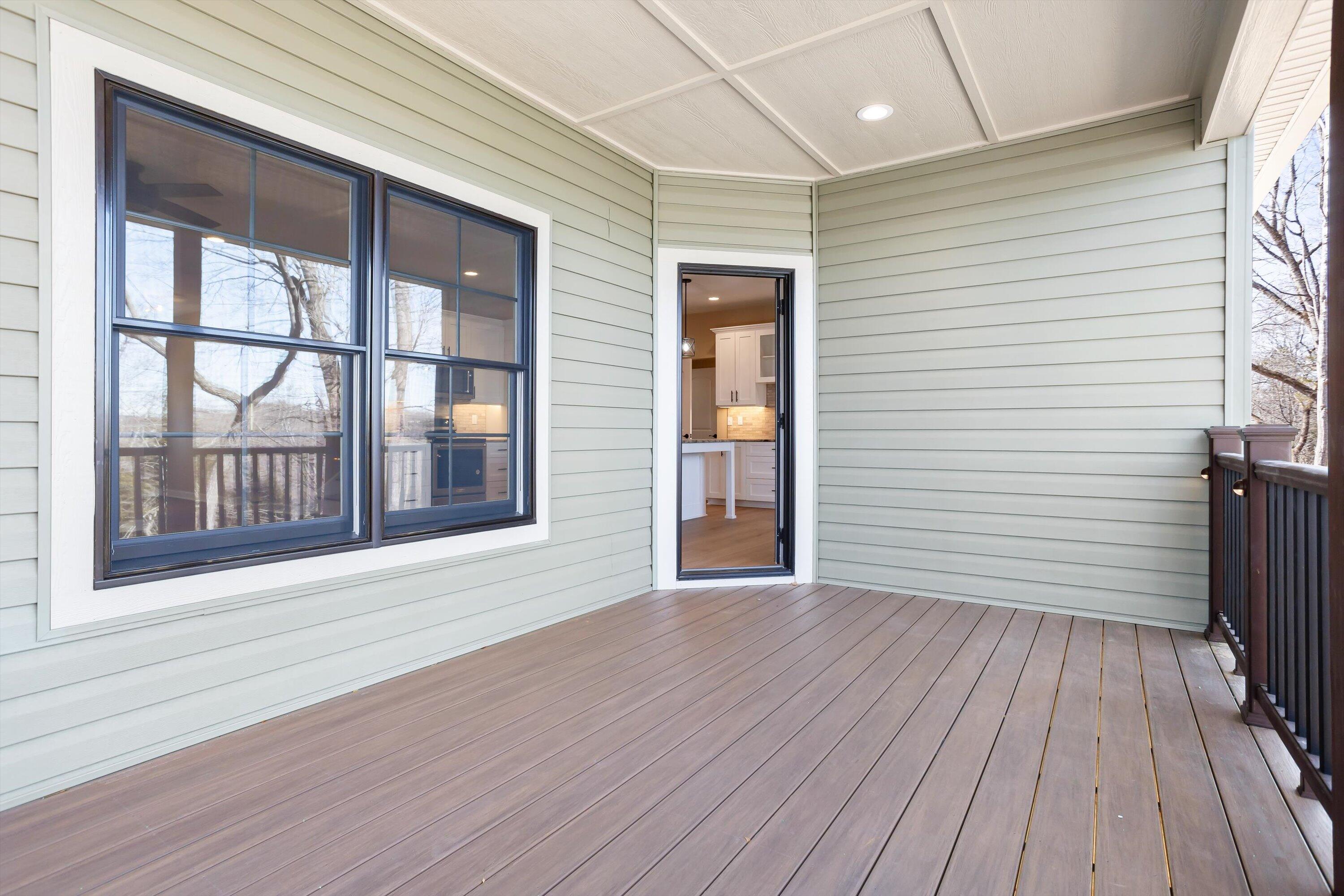 129 Walnut Trace Drive Hardy, VA 24101 - Photo 20 of 42 a view of an empty room with wooden floor and a window