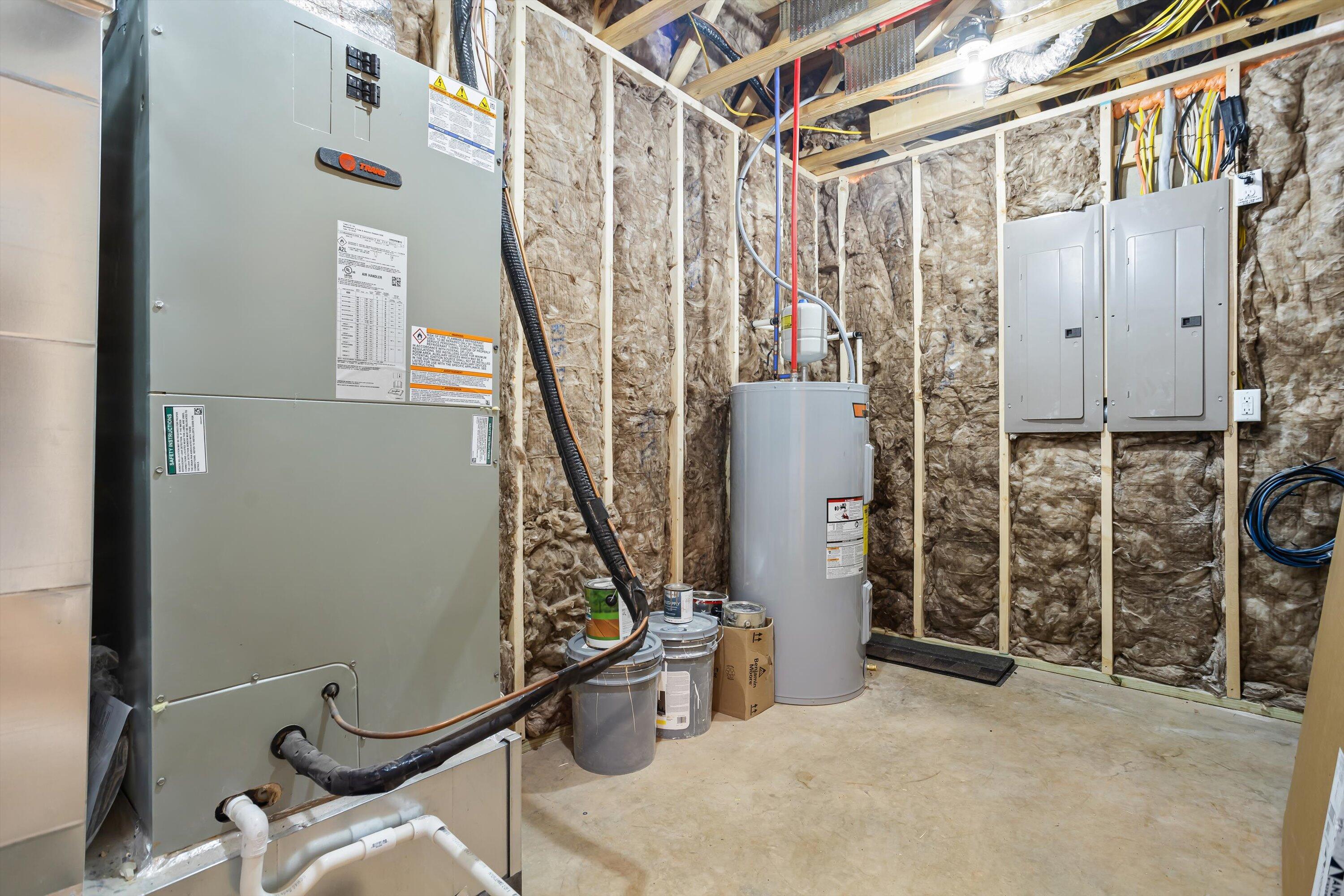 129 Walnut Trace Drive Hardy, VA 24101 - Photo 36 of 42 a view of a room with gym equipment