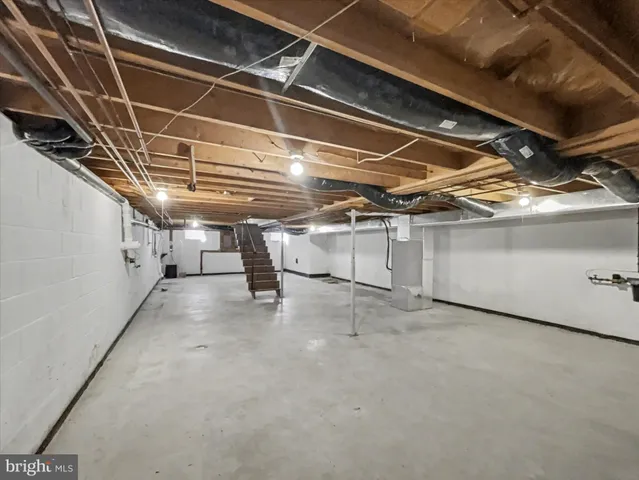 a view of storage and utility room