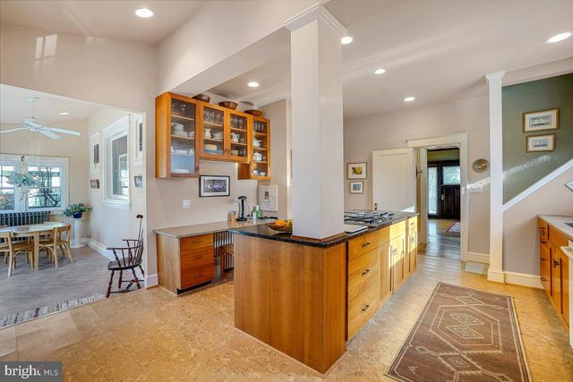 a view of front door and bedroom