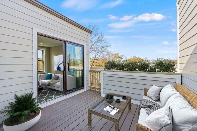 6223 North Albany Avenue, Unit C Chicago, IL 60659 - Photo 7 of 10 a view of backyard with seating space and deck