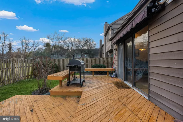 a view of a chairs with a on deck