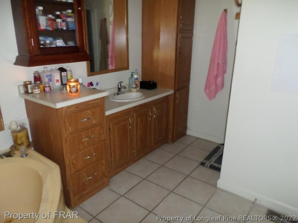 552 Lakerun Drive Bunnlevel, NC 28323 - Photo 19 of 31 a bathroom with a sink and a mirror