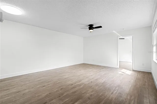 wooden floor in an empty room