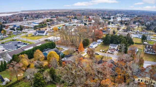 an aerial view of a city with lots of residential buildings