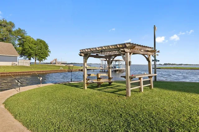 a view of a house with patio