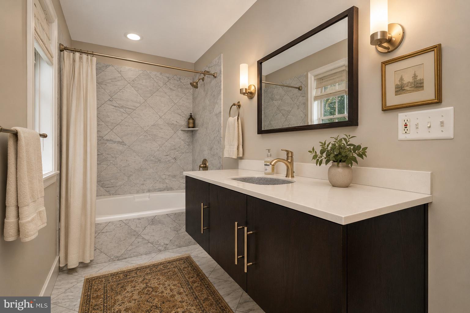 1100 Notley Road Silver Spring, MD 20904 - Photo 31 of 54 Virtually Staged Upper Level Full Bath