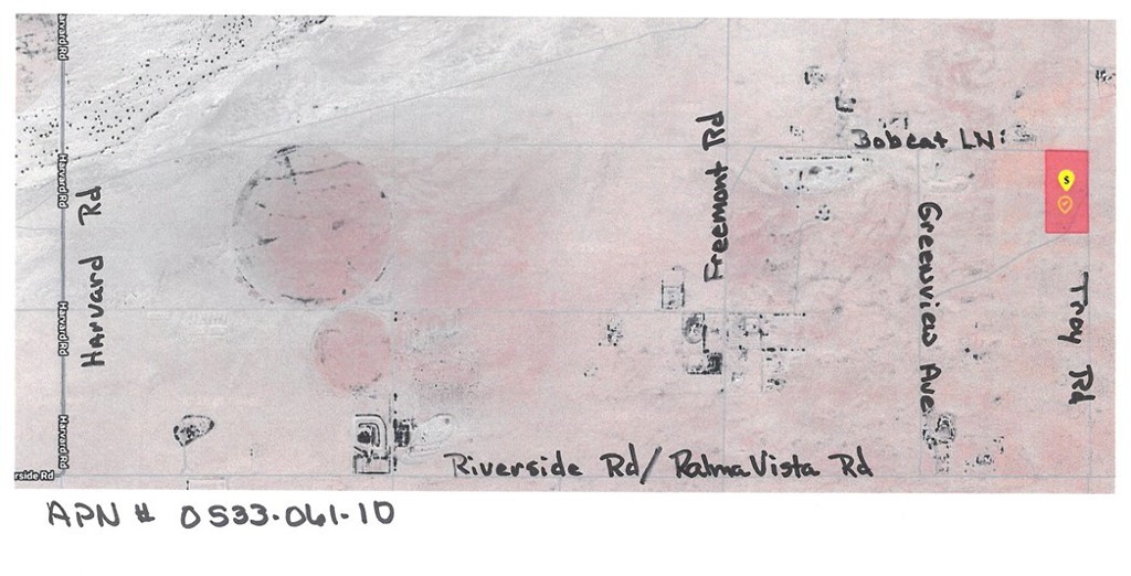 10 Fort Cady Road Newberry Springs, CA 92365 - Photo 2 of 4 a black and white photo of a sign