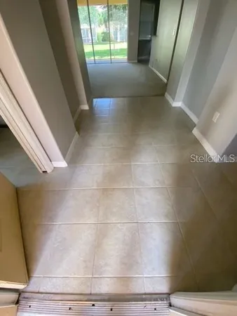 a view of empty room