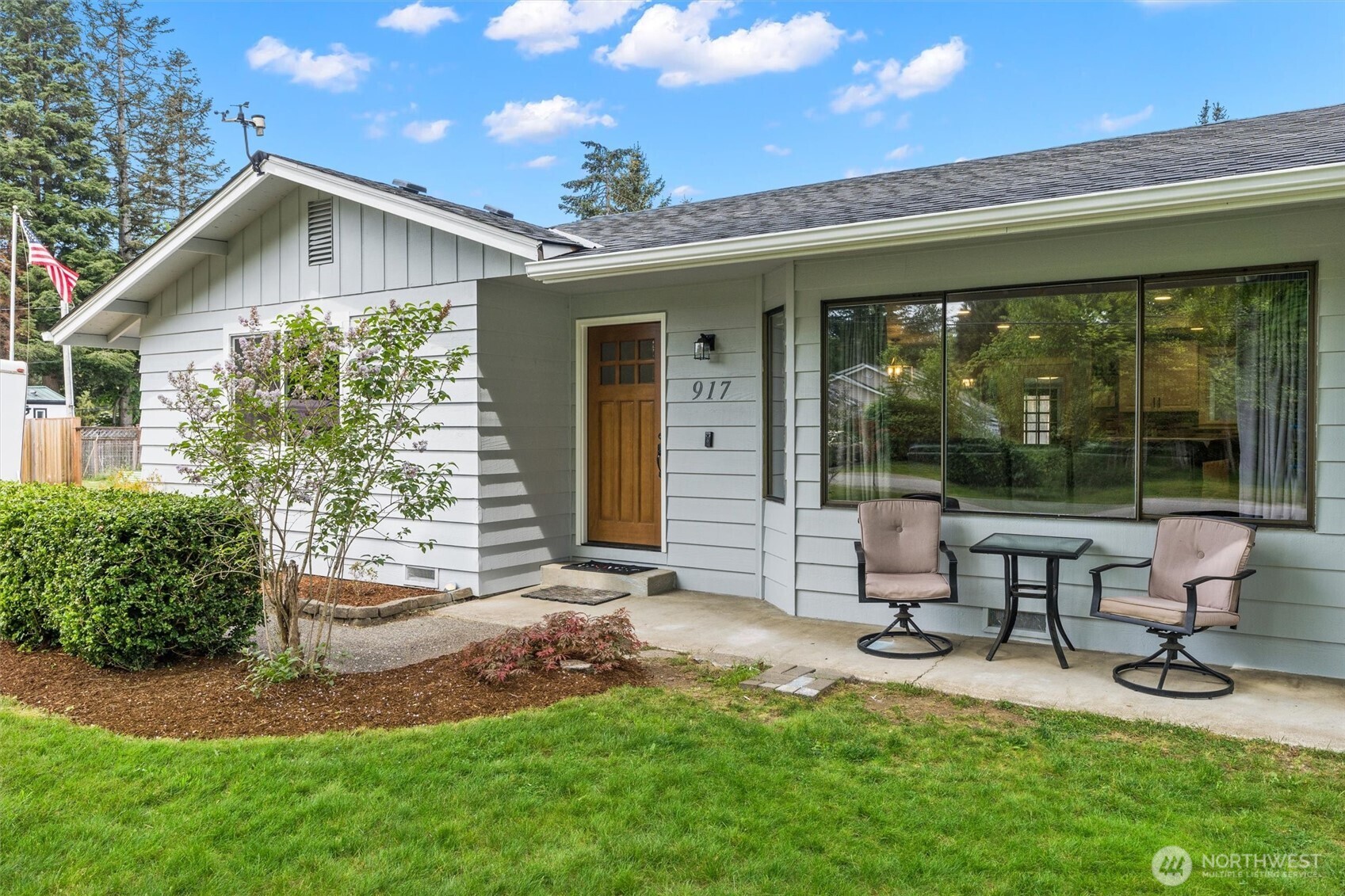 917 Dyer Road Sultan, WA 98294 - Photo 2 of 40 a front view of house with yard and outdoor seating