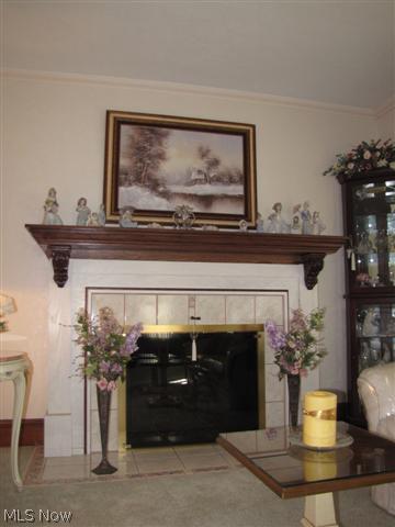 1548 Sheffield Road South Euclid, OH 44121 - Photo 5 of 25 Nice wood burning fireplace.