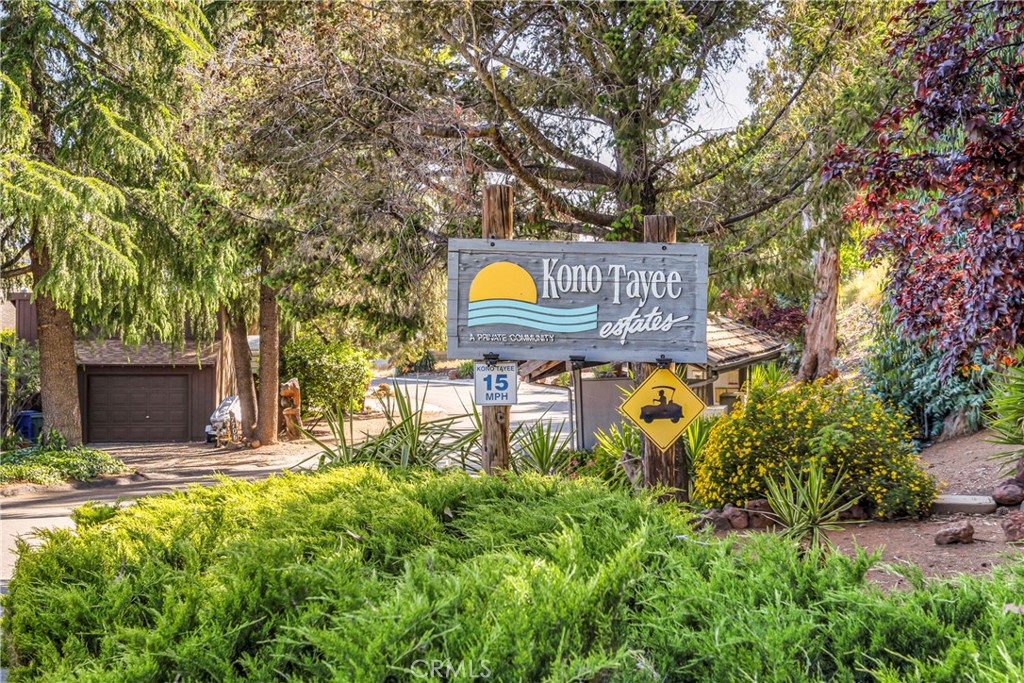 7723 Cora Drive Lucerne, CA 95458 - Photo 43 of 56 a sign that is sitting on a brick wall