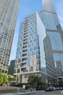 a front view of a building