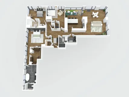 view of living room with furniture