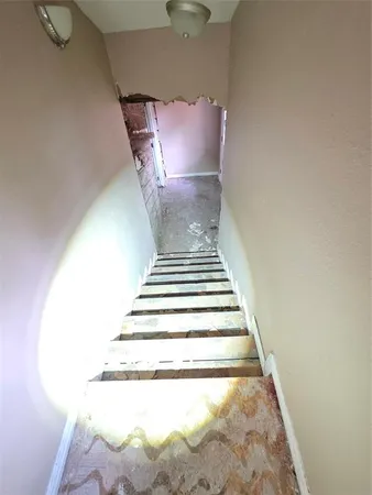 a view of a room with a shower