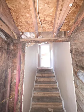 a view of a small bathroom